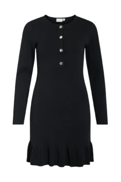 Vestido de malha com viscose
