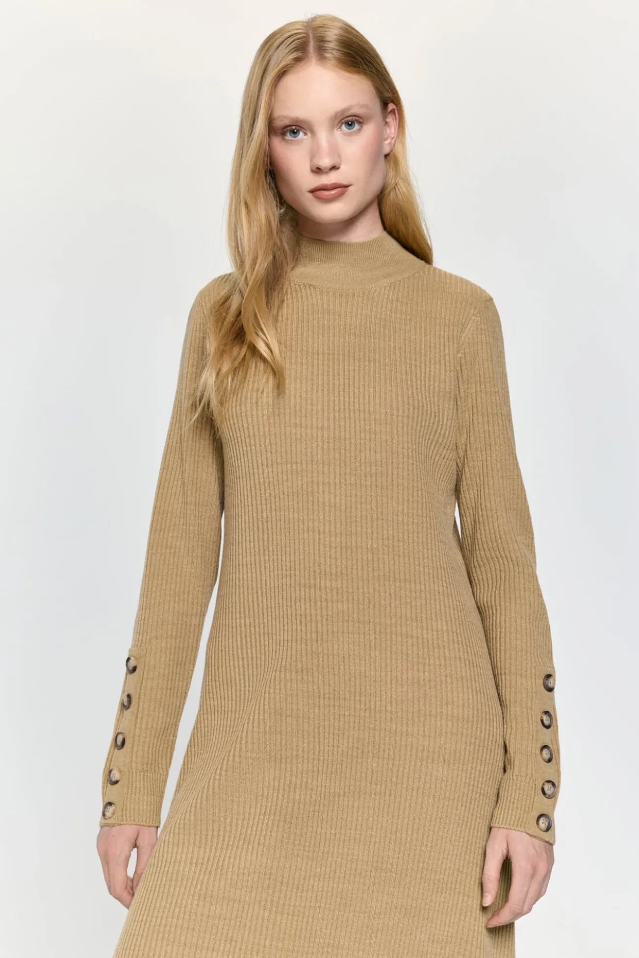 Vestido de malha evasê