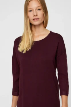 Vestido de malha midi