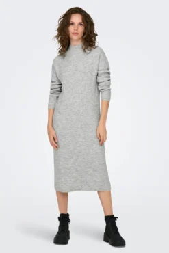 Vestido de malha midi