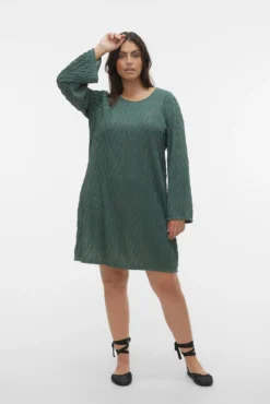Vestido de manga comprida Curve