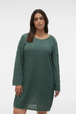 Vestido de manga comprida Curve