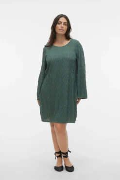 Vestido de manga comprida Curve