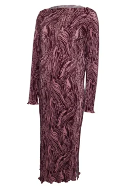 Vestido de maternity plissado