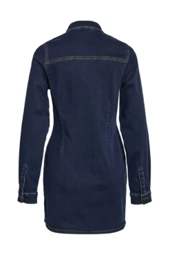 Vestido denim curto