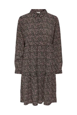 Vestido estampado camiseiro