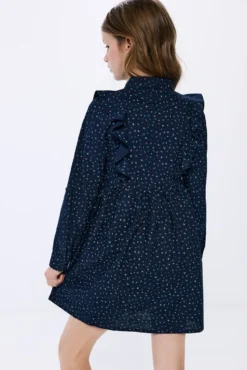 Vestido estampado flores menina