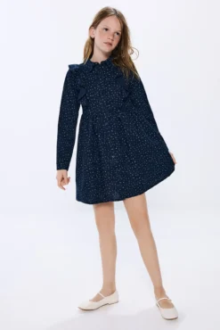Vestido estampado flores menina
