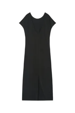 Vestido longo básico em modal