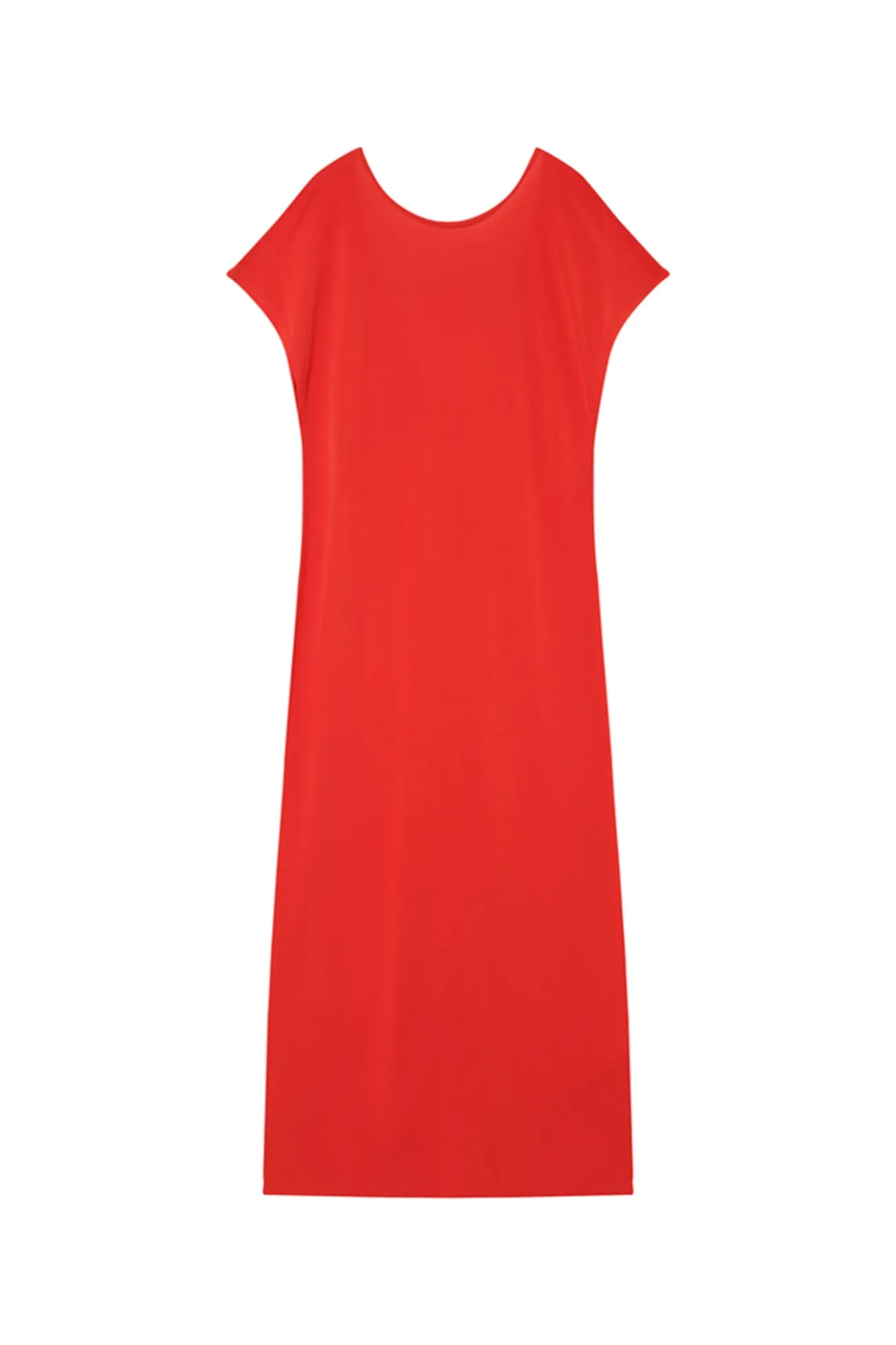 Vestido longo básico em modal