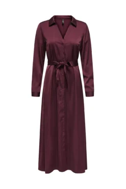 Vestido longo de cetim