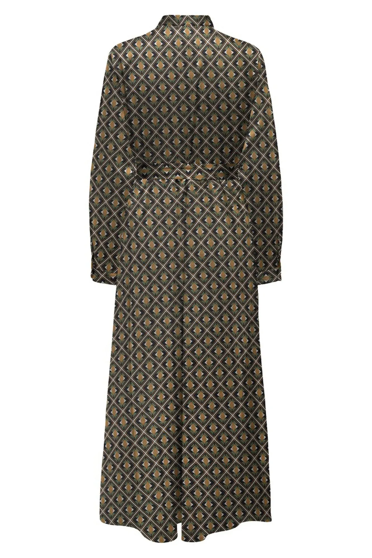 Vestido longo de cetim