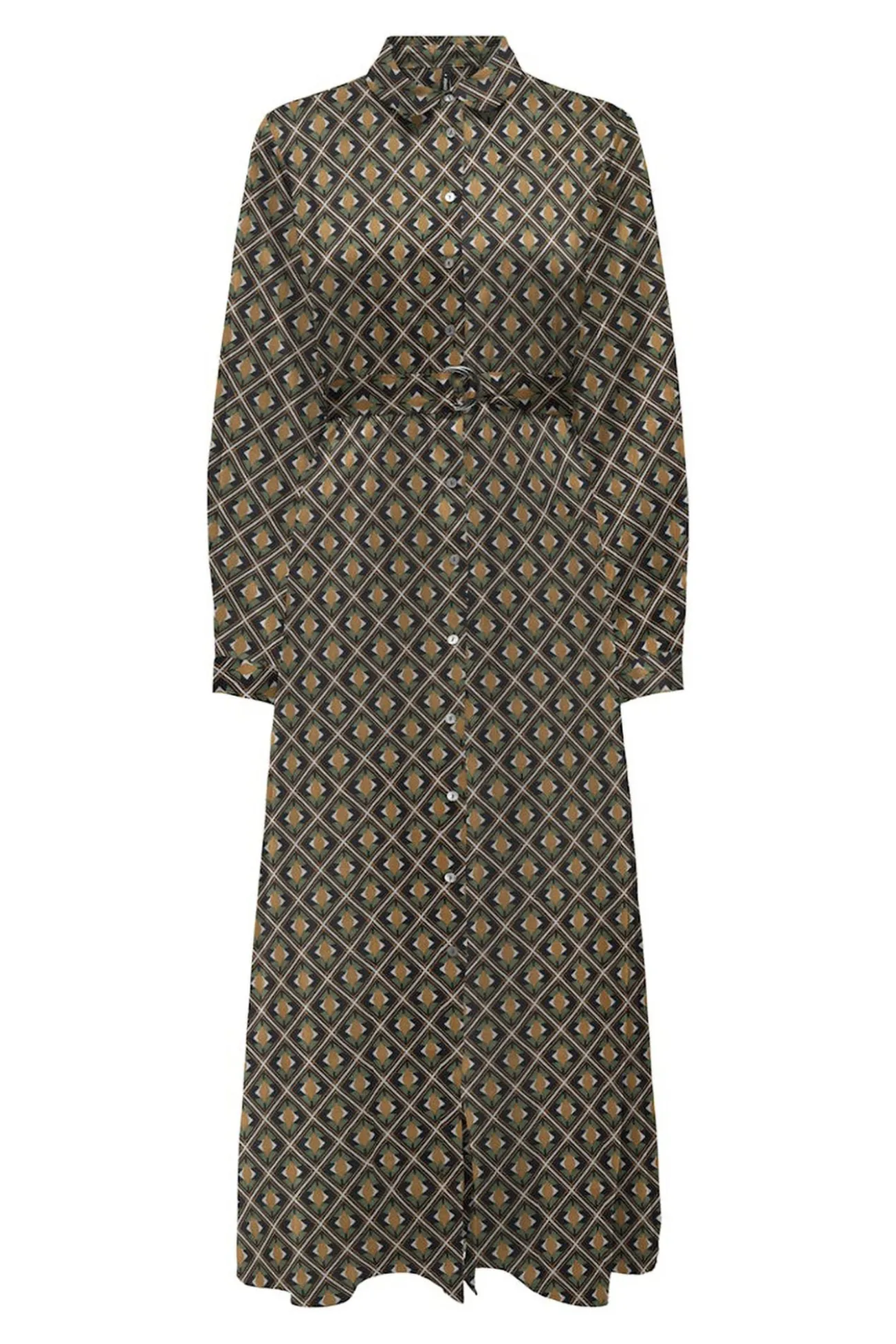 Vestido longo de cetim
