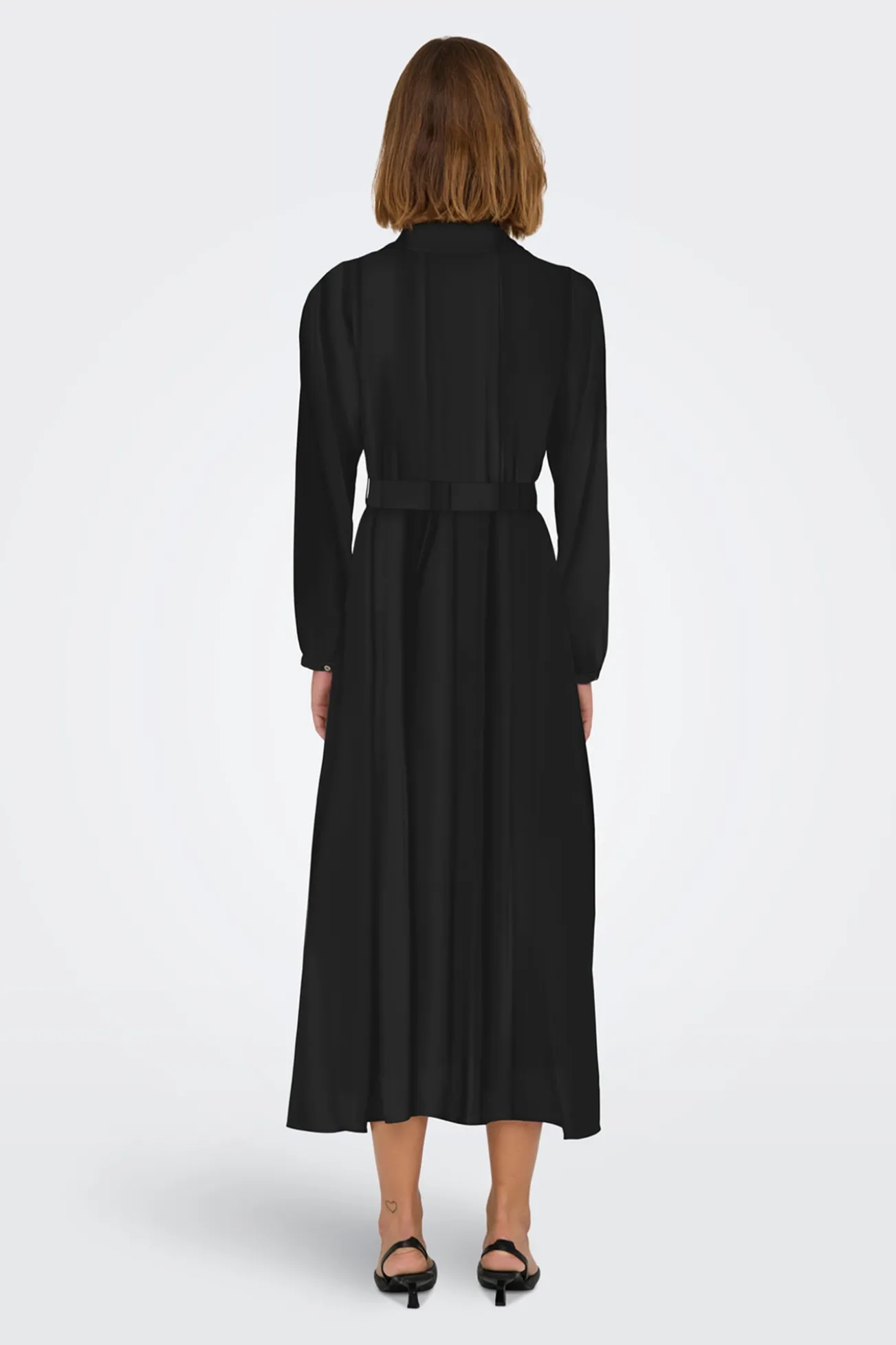 Vestido longo de chiffon
