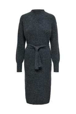 Vestido longo de lã