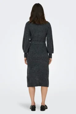 Vestido longo de lã