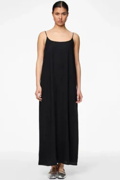 Vestido longo de linho
