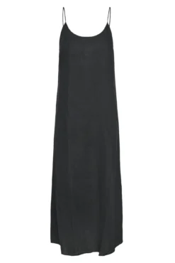 Vestido longo de linho