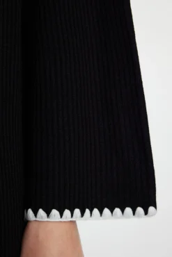 Vestido longo de malha