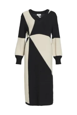 Vestido longo de malha
