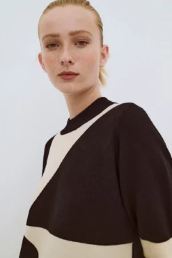 Vestido longo de malha