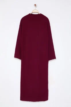 Vestido longo de malha