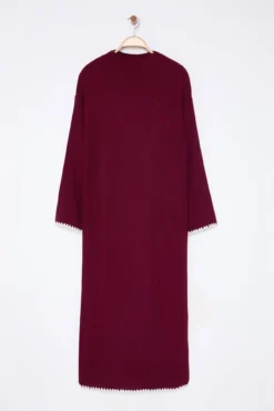 Vestido longo de malha