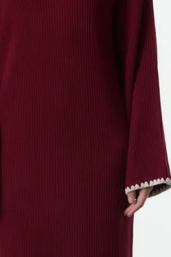 Vestido longo de malha
