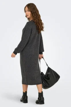 Vestido longo de malha