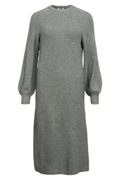 Vestido longo de malha