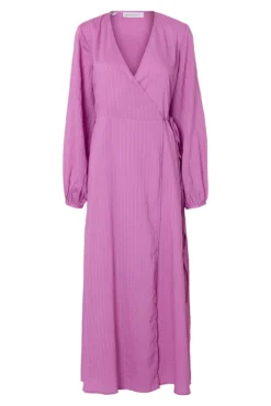 Vestido longo envolvente