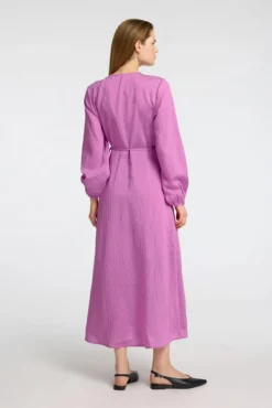 Vestido longo envolvente