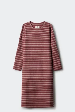 Vestido longo riscas para meninas