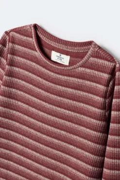 Vestido longo riscas para meninas