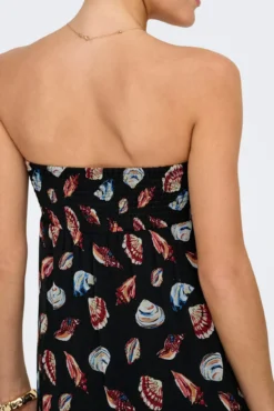 Vestido longo sem alças