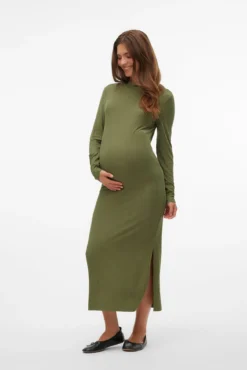 Vestido manga comprida Longa para maternity