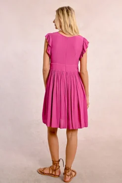 Vestido manga curta