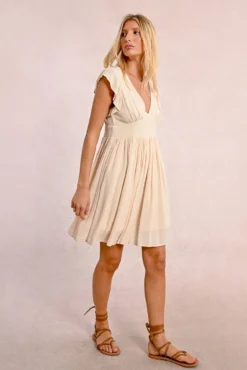 Vestido manga curta