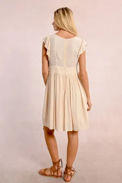 Vestido manga curta