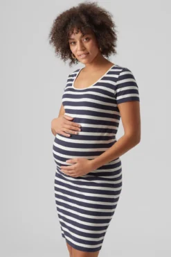 Vestido maternity midi
