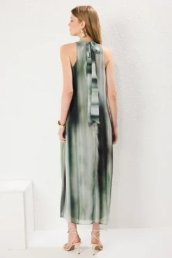 Vestido maxi fluido