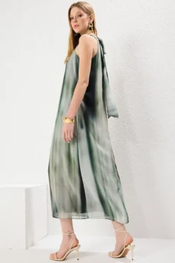 Vestido maxi fluido