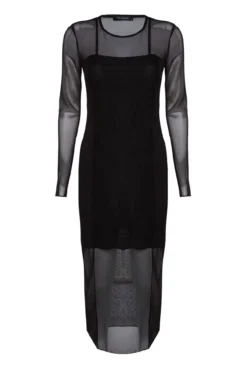 Vestido midi ajustado