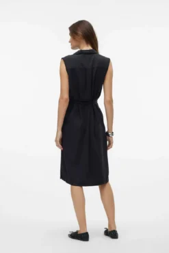 Vestido midi camiseiro
