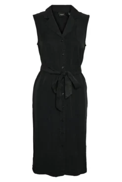 Vestido midi camiseiro