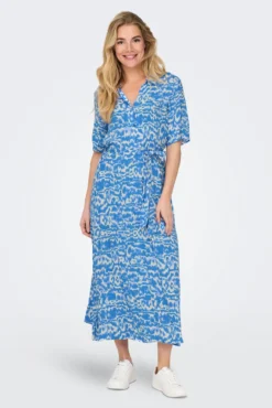 Vestido midi camiseiro