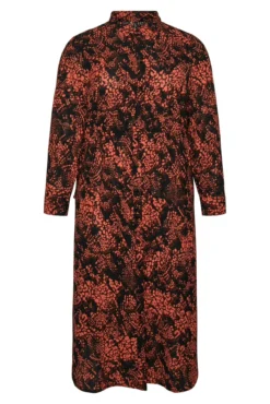 Vestido midi camiseiro tamanho grande