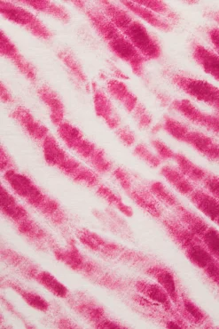 Vestido midi com alças e estampado tie dye