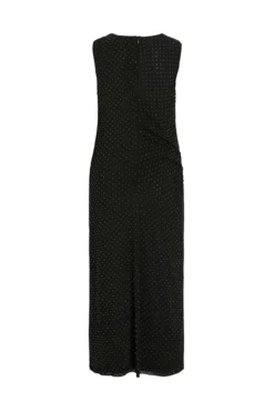 Vestido midi com glitter