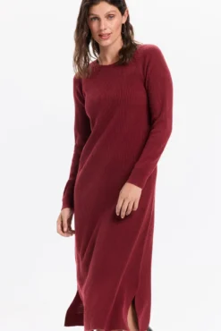 Vestido midi de malha